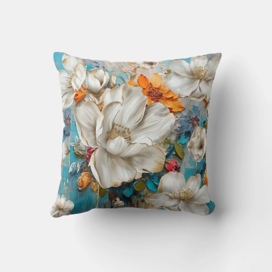 春の花 クッション (裏面)