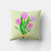 春の花 クッション (裏面)