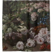 春の花 – クロードモネ シャワーカーテン (正面)