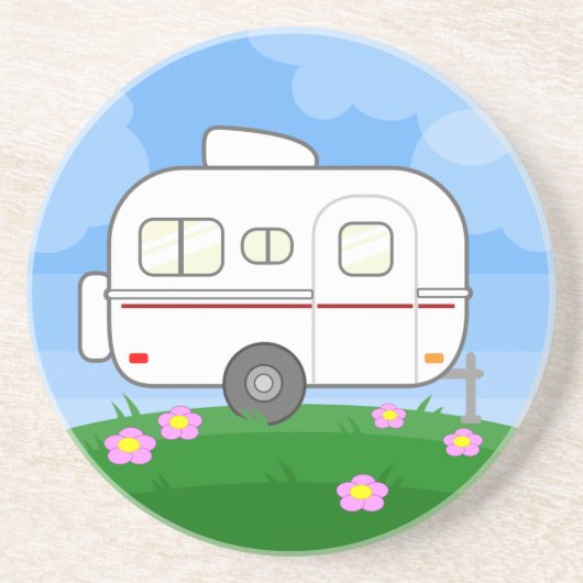 春の花 コースター (正面)