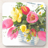 春の花 コースター (正面)