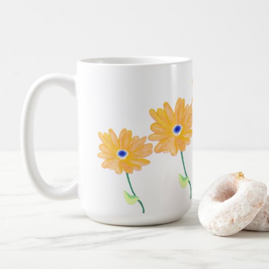 春の花 コーヒーマグカップ (ドーナツ)