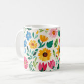 春の花 コーヒーマグカップ (正面左)