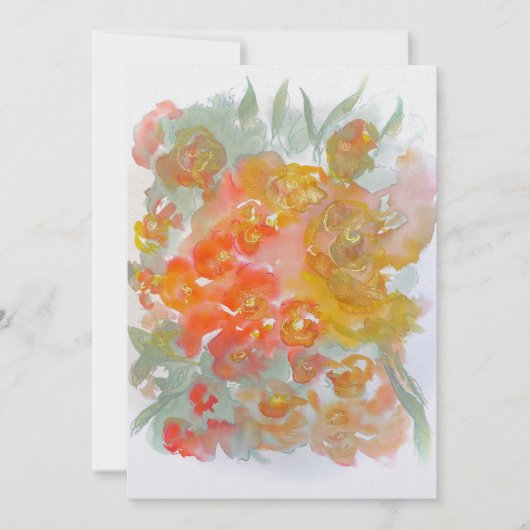 春の花 サンキューカード (正面)