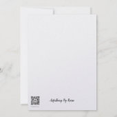 春の花 サンキューカード (裏面)