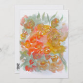 春の花 サンキューカード (正面/裏面)