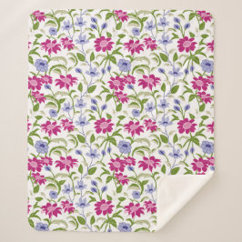 春の花 シェルパブランケット