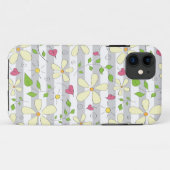春の花 シャミオイル デイジー 花の落書き Case-Mate iPhoneケース (裏面(横))