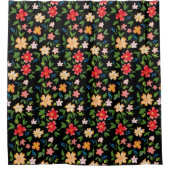 春の花 シャワーカーテン (正面)