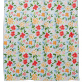 春の花 シャワーカーテン (正面)