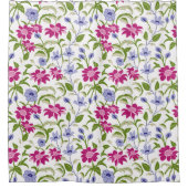 春の花 シャワーカーテン (正面)