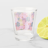 春の花 ショットグラス (裏面)