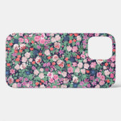 春の花:シームレスな植物プリント。 Case-Mate iPhoneケース (裏面 (横))