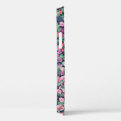 春の花:シームレスな植物プリント。 Case-Mate iPhoneケース (裏面 / 右)