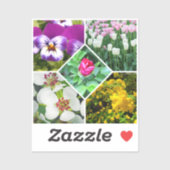 春の花 シール (シート)