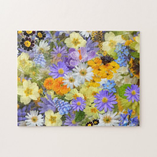 春の花 ジグソーパズル (横)