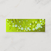 春の花 スキニー名刺 (裏面)