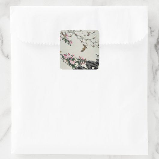 春の花 スクエアシール (バッグ)