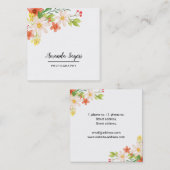 春の花 スクエア名刺 (正面/裏面)