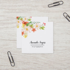 春の花 スクエア名刺