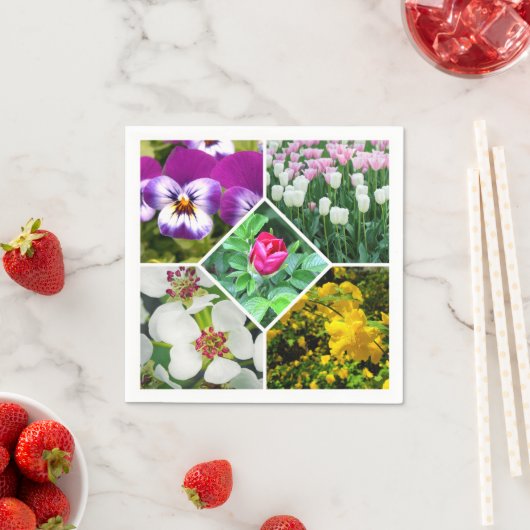 春の花 スタンダードカクテルナプキン (インサイチュ)