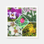 春の花 スタンダードカクテルナプキン (正面)