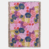 春の花 スローブランケット (正面縦)