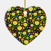 春の花 セラミックオーナメント (裏面)