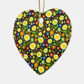 春の花 セラミックオーナメント (左)