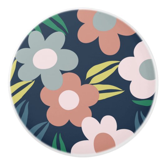 春の花 セラミックノブ (正面)