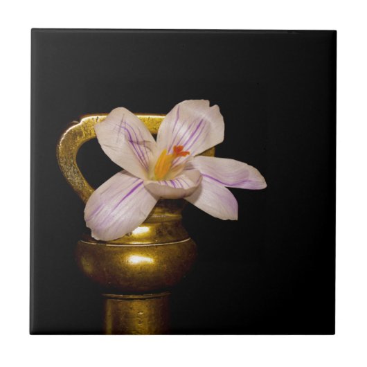 春の花 タイル (正面)