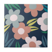 春の花 タイル (正面)