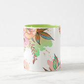 春の花 ツートーンマグカップ (中央)