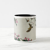 春の花 ツートーンマグカップ (中央)