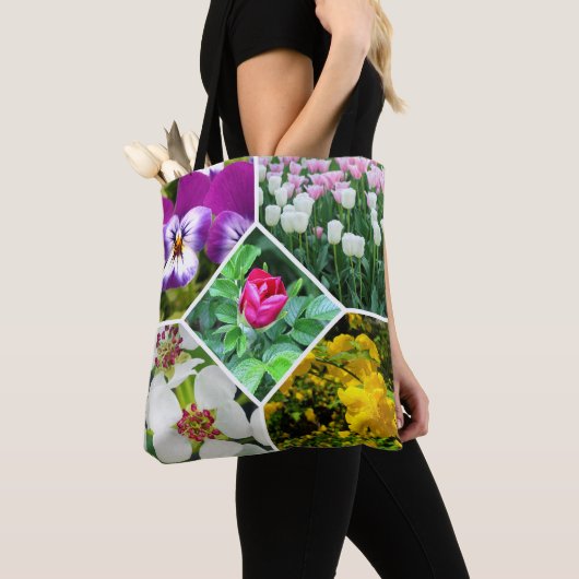 春の花 トートバッグ (クローズアップ)