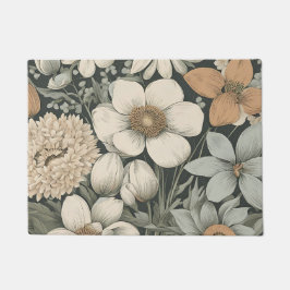 春の花 ドアマット