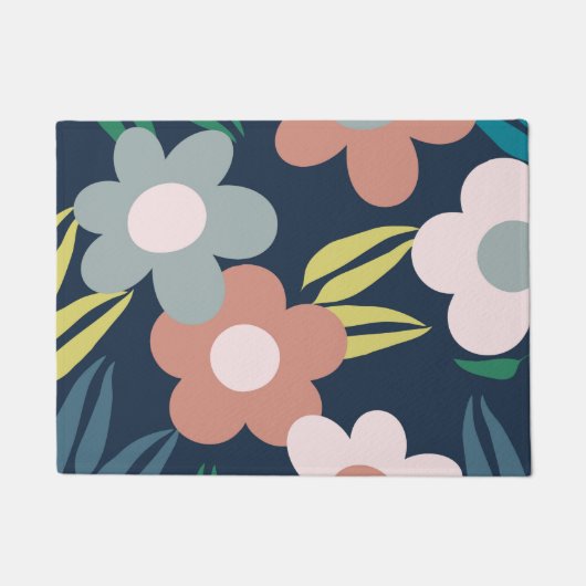 春の花 ドアマット (正面)