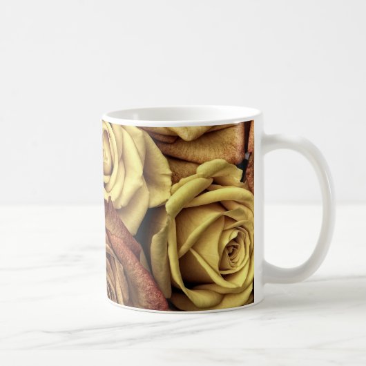 ##春の花：ナチュラル芸術的の絵を描Tha コーヒーマグカップ (右)