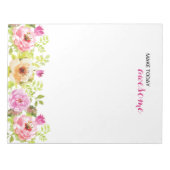 春の花 ノートパッド (正面)