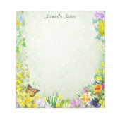 春の花 ノートパッド (正面)