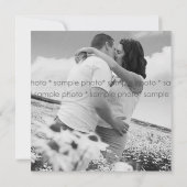 春の花 ハートエンゲージメントパーティー招待状 招待状 (裏面)