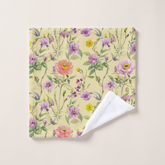 春の花 バスタオルセット (ウォッシュタオル)