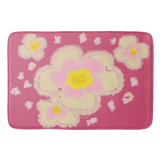 春の花 バスマット (正面)