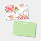 春の花 バッジ (正面＆裏面)
