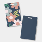 春の花 バッジ (正面＆裏面)
