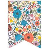 春の花。 バンティングフラッグ (第3の旗)