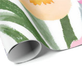 春の花 | パステルフローラ水彩 ラッピングペーパー (ロールコーナー)