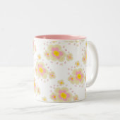 春の花(ピンク) ツートーンマグカップ (正面右)