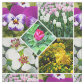 春の花 ファブリック (クローズアップ)