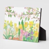 春の花 フォトプラーク (側面)